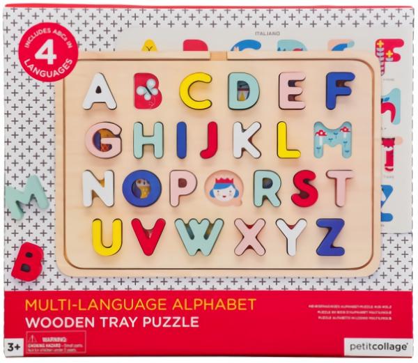 Age 3+ (12-54 Pcs) |   Abc Wooden Tray Puzzle Puzzles Age 3+ (12-54 Pcs)