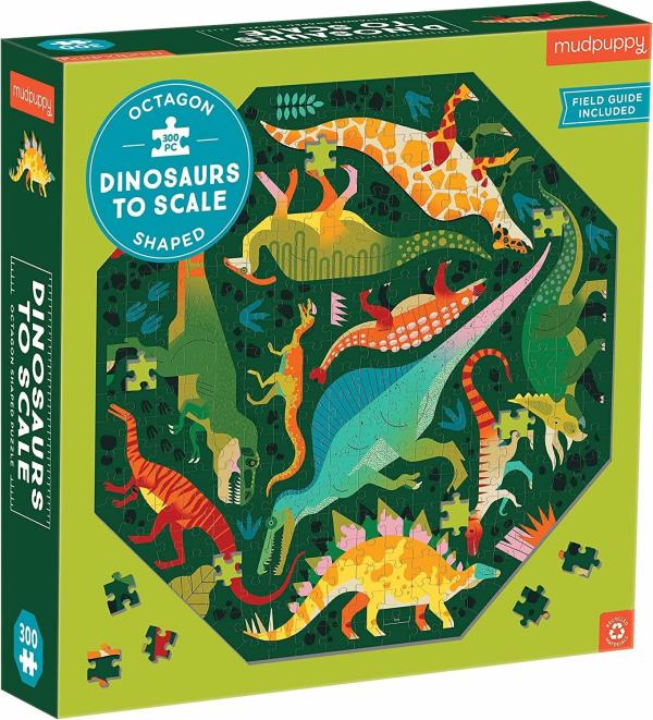 Ages 8-9 Yrs (200-399 Pcs) |   Octagon Dinosaurs To Scale Puzzle Ages 8-9 Yrs (200-399 Pcs) Ages 8-9 Yrs (200-399 Pcs)