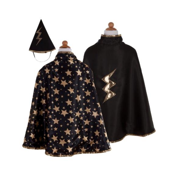 Dress Up |   Reversible Wizard Cape & Hat Dress Up Dress Up