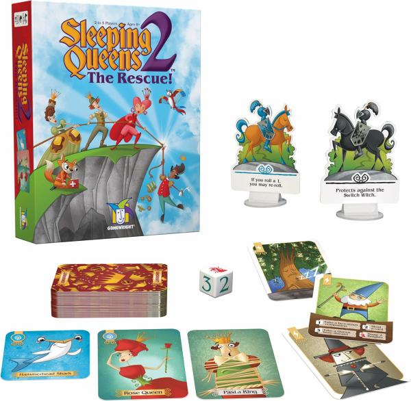 Family Board Games |   Sleeping Queens 2 The Rescue! Board Games Family Board Games