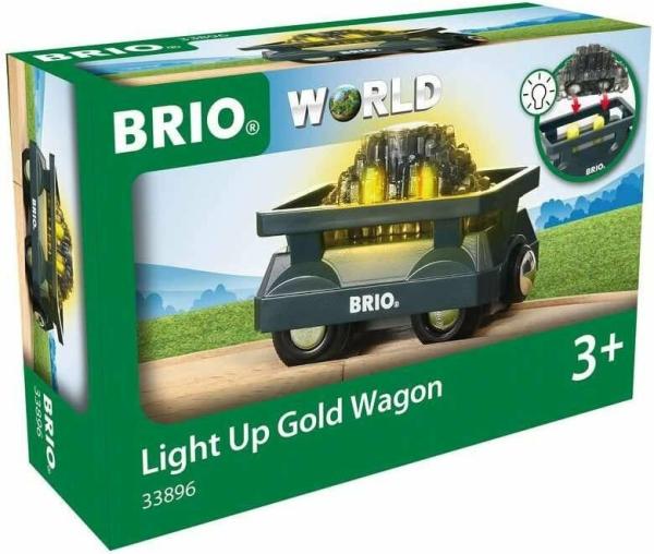 Planes, Trains And Automobiles |   Brio Light Up Gold Wagon Planes, Trains And Automobiles Planes, Trains And Automobiles