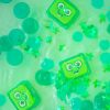 Splish Splash |   Glo Pals Pippa Green Light-Up Cubes Splish Splash Splish Splash