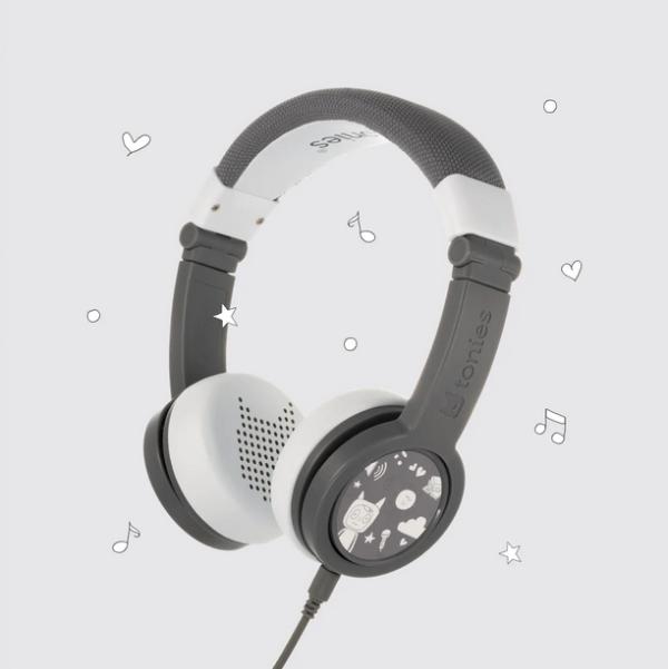 Tonies |   Tonies Headphones Grey The Library Tonies