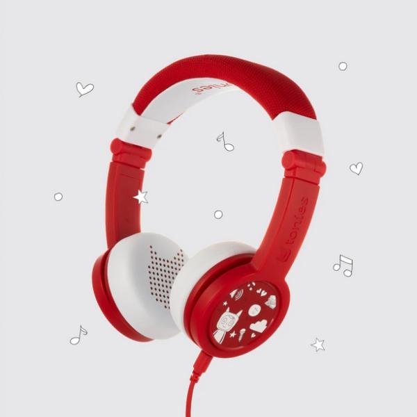 Tonies |   Tonies Headphones Red The Library Tonies